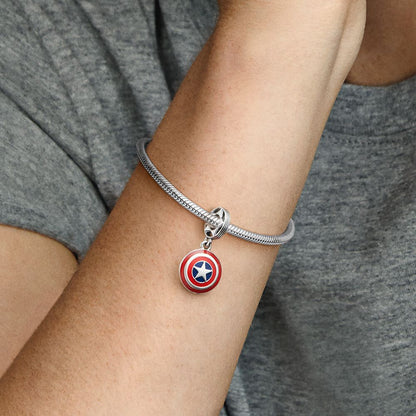 Charm Escudo Capitán América de Los Vengadores de Marvel